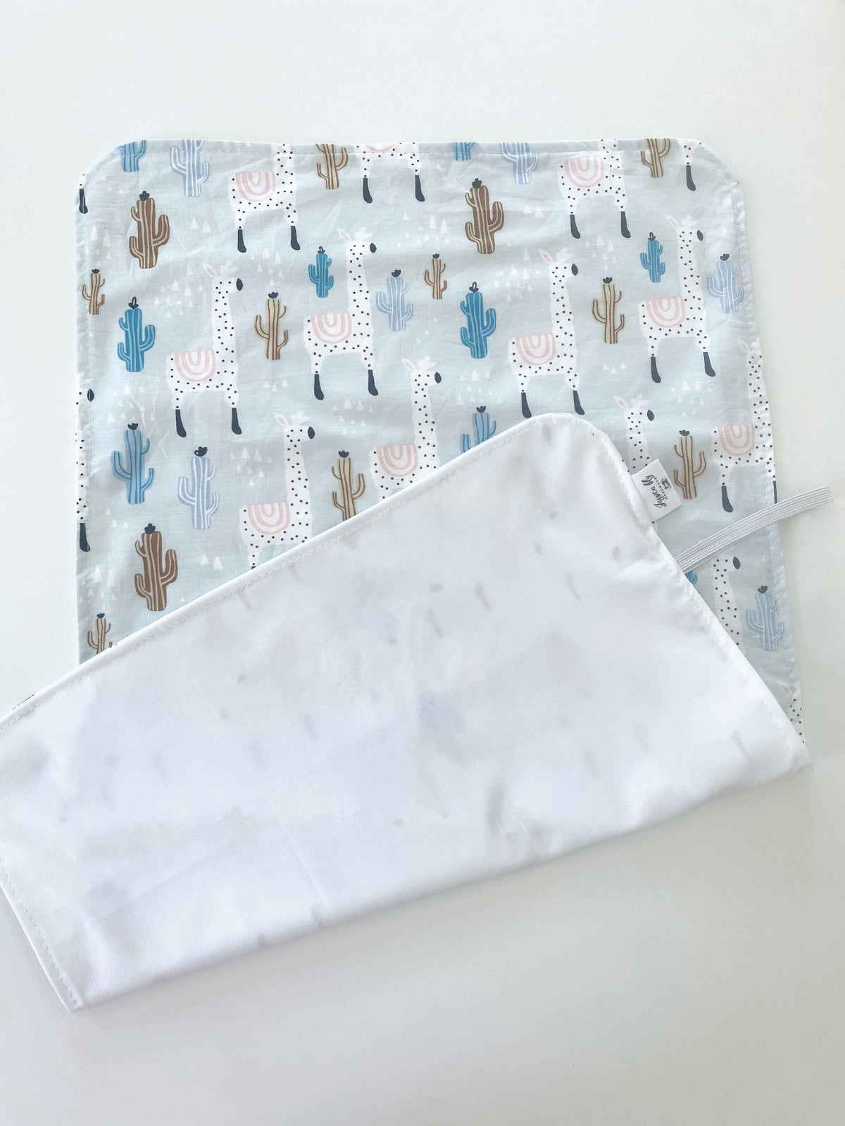 Waterproof changing mat in llama pattern
