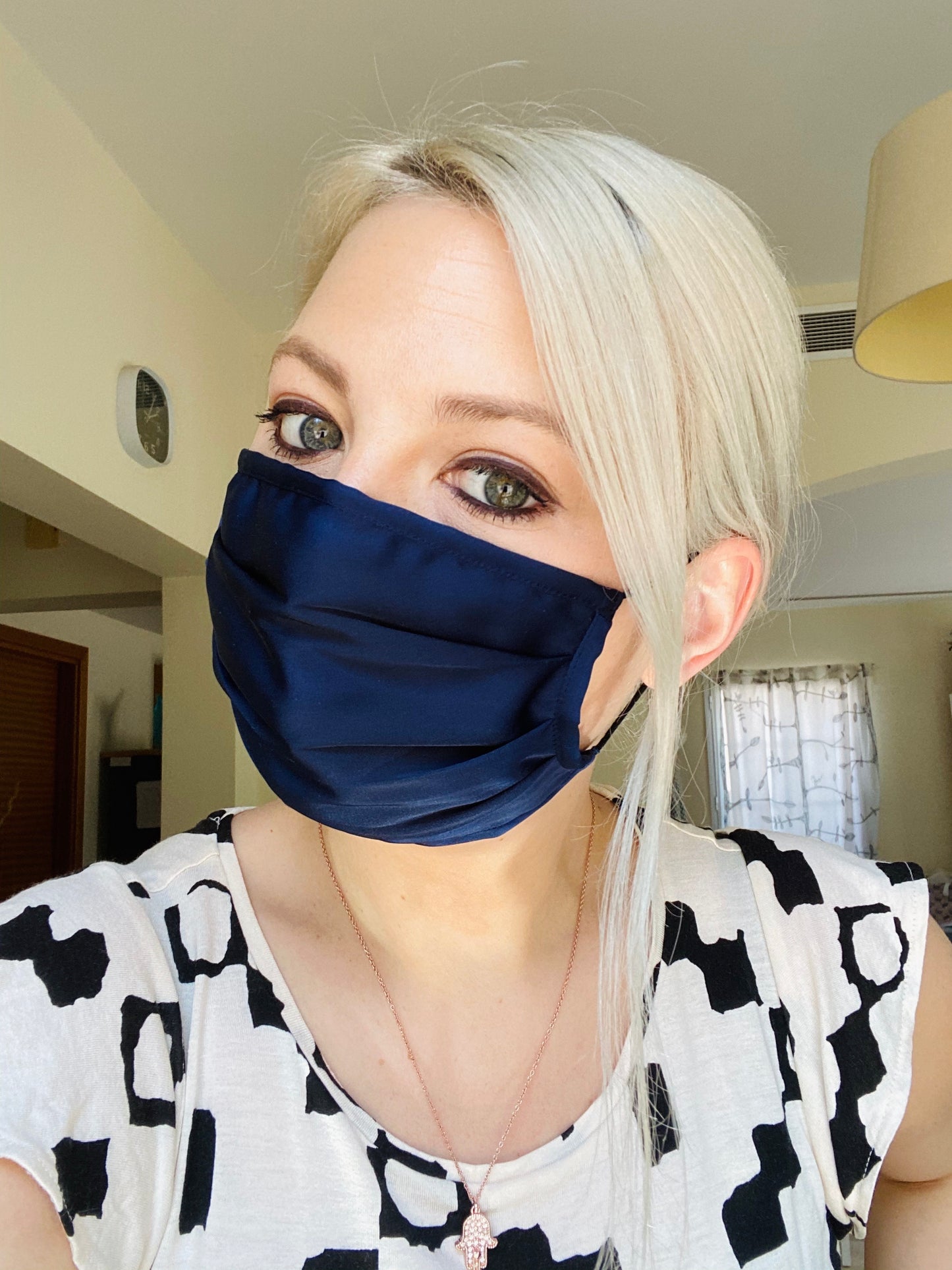 SILK re- usable adjustable face covers / masks