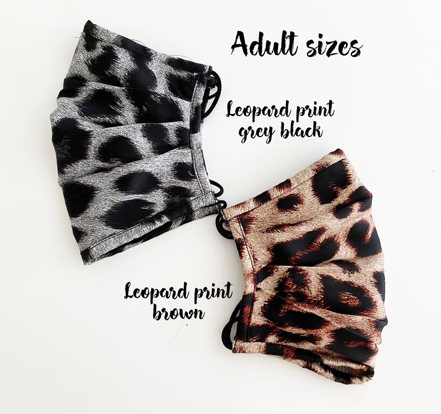SILK re- usable adjustable face covers / masks