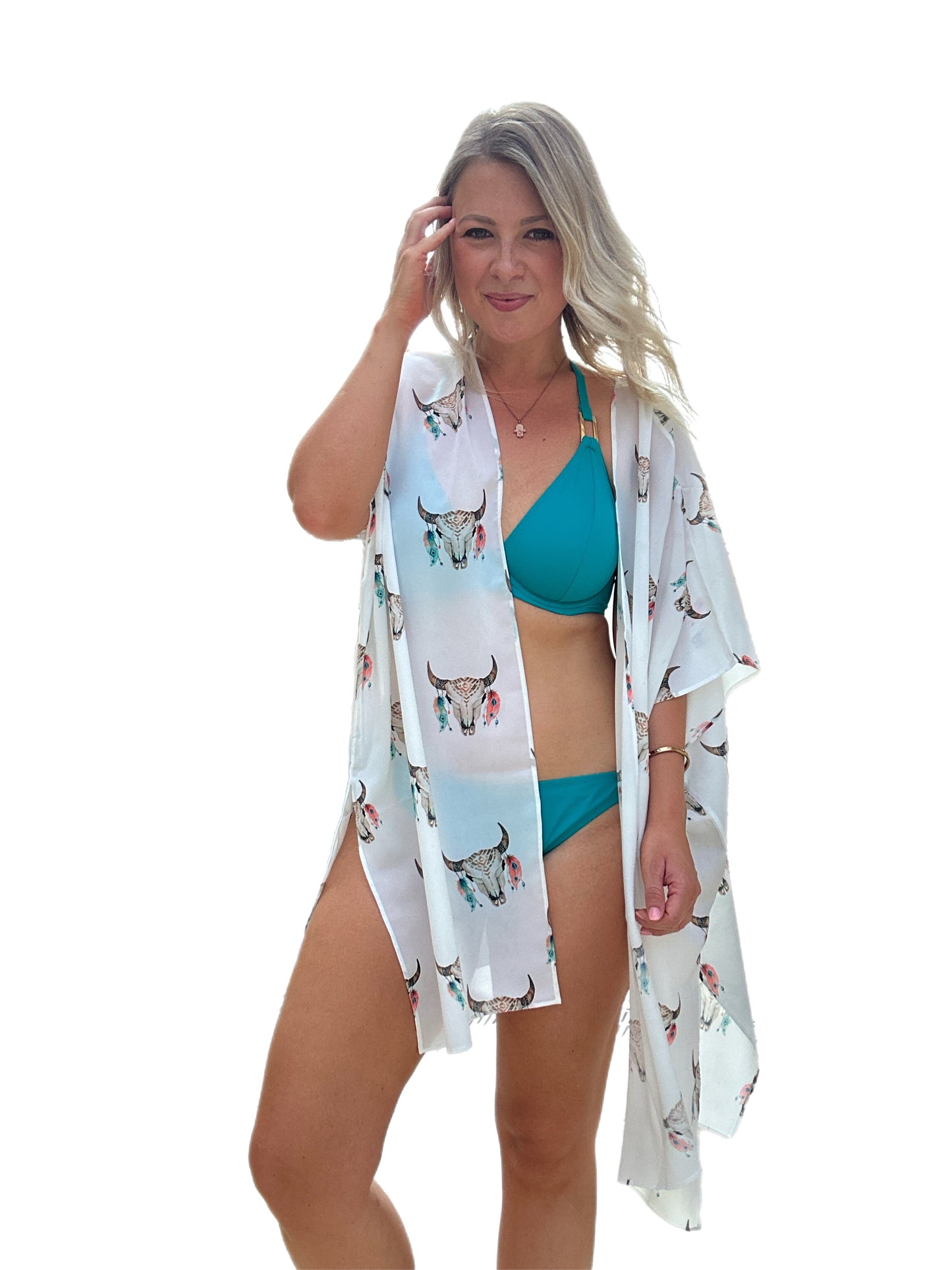 White Bull Kimono - 2 lengths