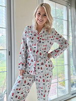 Christmas gnomes Pyjama set with elastic bottoms