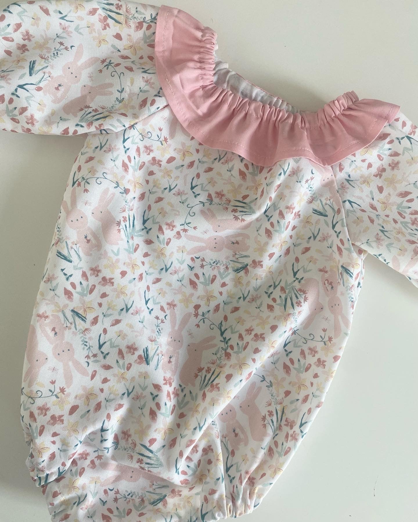 Rabbit baby romper