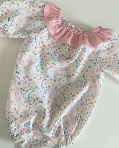 Rabbit baby romper