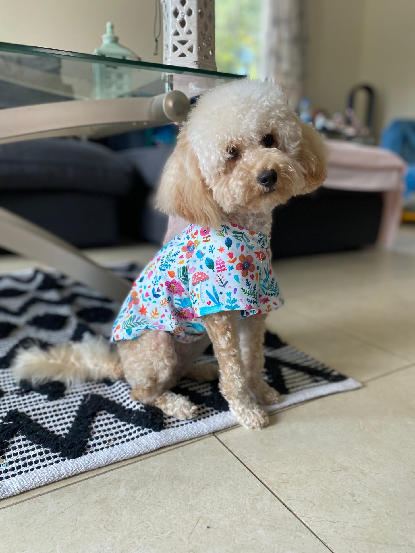 Pretty Watercolour Dog t-shirt / Pyjamas