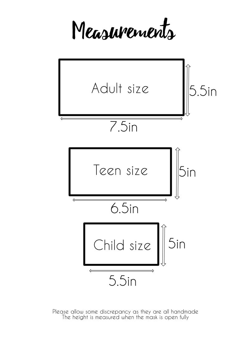 Superheroes Handmade re- usable adjustable face cover